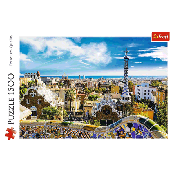 Puzzle Trefl Park Güell Barcelona 12+/ Numărul de piese: 1500 photo 3