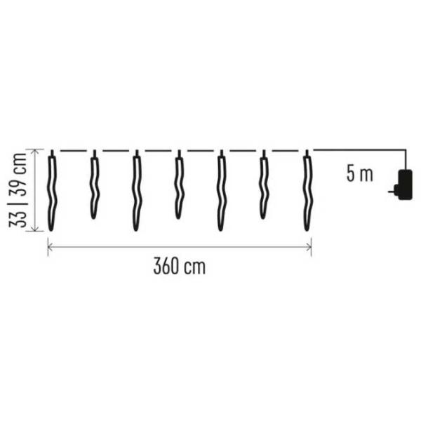 Гирлянды LED EMOS DCPC07  / Белый photo 3