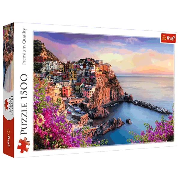 Puzzle Trefl View of Manarola 12+/ Количество деталей: 1500 photo 1