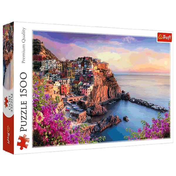Puzzle Trefl View of Manarola 12+/ Количество деталей: 1500 photo 1