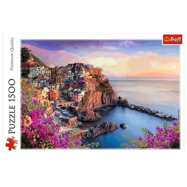 Puzzle Trefl View of Manarola 12+/ Количество деталей: 1500 photo 2