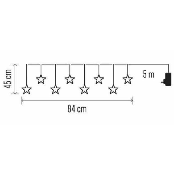 Гирлянды LED EMOS DCGW02  / Тёплый белый photo 4