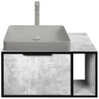 Наборы мебели для ванной комнаты Aquatoria 52.01 ЛДСП / Серый