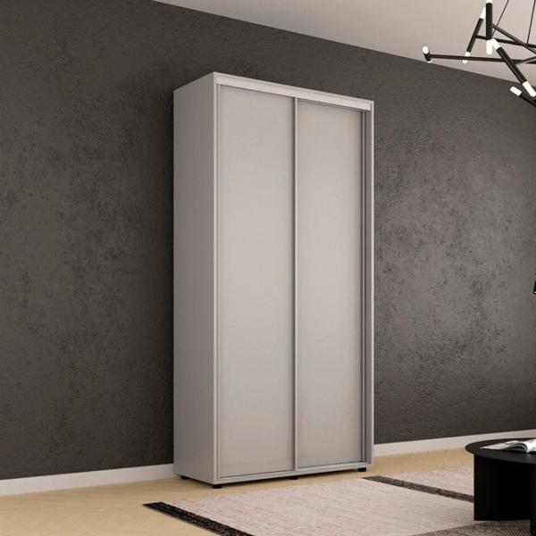 Шкаф Mobildor-Lux Compact 130 x 45см x 220 / ЛДСП / Светло серый photo 2