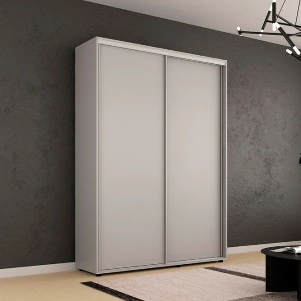 Dulap Mobildor-Lux Compact 140 x 45 x 220 / PAL / Gri deschis photo 2