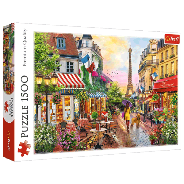 Puzzle Trefl Charming Paris 12+/ Количество деталей: 1500 photo 1