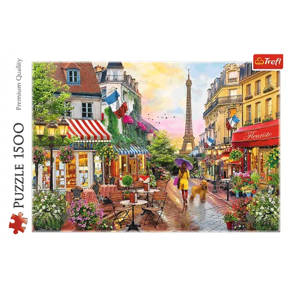 Puzzle Trefl Charming Paris 12+/ Количество деталей: 1500 photo 2