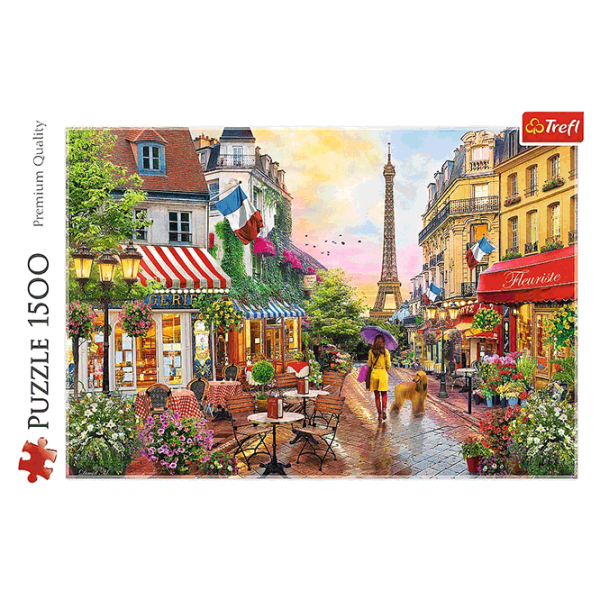 Puzzle Trefl Charming Paris 12+/ Количество деталей: 1500 photo 2