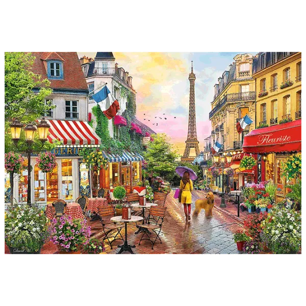 Puzzle Trefl Charming Paris 12+/ Количество деталей: 1500 photo 3
