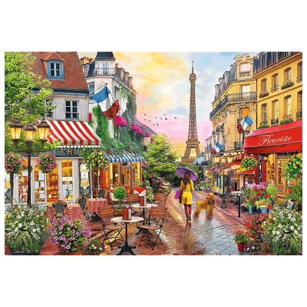 Puzzle Trefl Charming Paris 12+/ Количество деталей: 1500 photo 3
