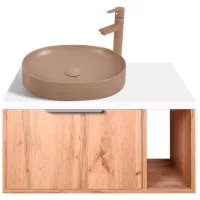 Seturi mobilă de baie Aquatoria 52.01 PAL / Brown