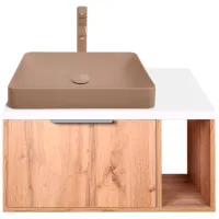 Seturi mobilă de baie Aquatoria 52.01 PAL / Brown