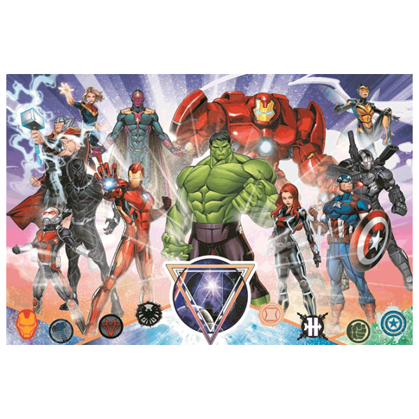 Puzzle Trefl Courage Avengers 6+/ Numărul de piese: 1500 photo 1