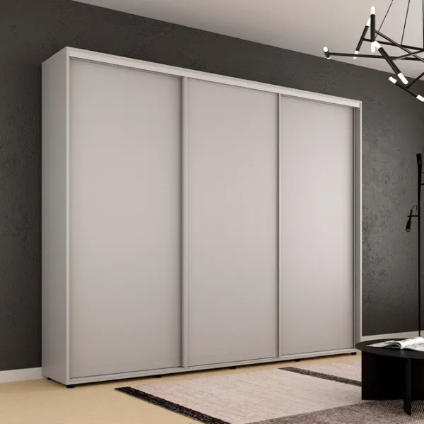Dulap Mobildor-Lux Compact 270 x 45 x 220 / PAL / Gri deschis photo 2