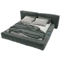 Кровать Indart Monaliza  / ЛДСП / Серый