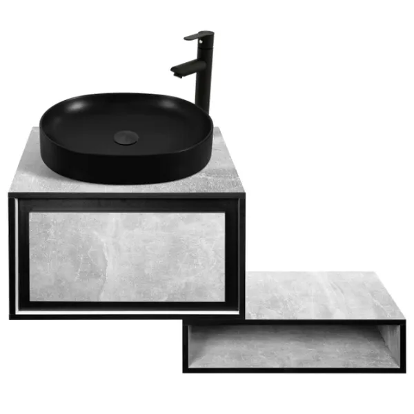 Seturi mobilă de baie Aquatoria Eclipse PAL / Gray photo 1