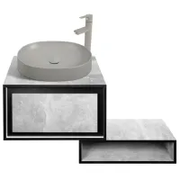 Seturi mobilă de baie Aquatoria Eclipse PAL / Gray