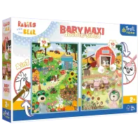 Puzzle Trefl Meet the Babies 2+/ Numărul de piese: 20