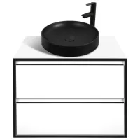 Наборы мебели для ванной комнаты Aquatoria Eclipse ЛДСП / White