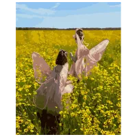 Картина по номерам Strateg Феи в цветущем поле GS219 50 x 40 см / Вертикальная