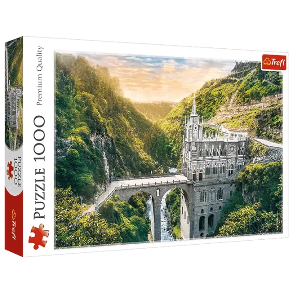 Puzzle Trefl Colombia Sanctuarul Las Lajas 10+/ Numărul de piese: 1000 photo 1 Puzzle Trefl Colombia Sanctuarul Las Lajas 10+/ Numărul de piese: 1000 photo 1