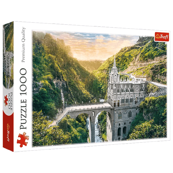 Puzzle Trefl Colombia Sanctuarul Las Lajas 10+/ Numărul de piese: 1000 photo 1 Puzzle Trefl Colombia Sanctuarul Las Lajas 10+/ Numărul de piese: 1000 photo 1