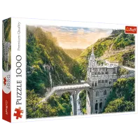Puzzle Trefl Colombia Sanctuarul Las Lajas 10+/ Numărul de piese: 1000