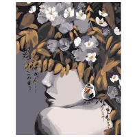 Картина по номерам Strateg Золотая таинственность GS1001 50 x 40 см / Вертикальная