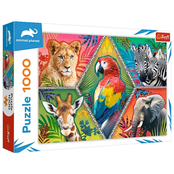 Puzzle Trefl Exotic Animals 10+/ Numărul de piese: 1000 photo 1 Puzzle Trefl Exotic Animals 10+/ Numărul de piese: 1000 photo 1