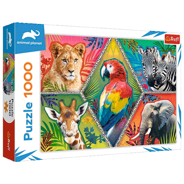 Puzzle Trefl Exotic Animals 10+/ Numărul de piese: 1000 photo 1 Puzzle Trefl Exotic Animals 10+/ Numărul de piese: 1000 photo 1