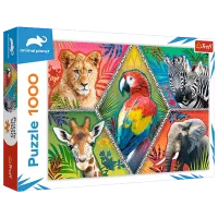 Puzzle Trefl Exotic Animals 10+/ Numărul de piese: 1000
