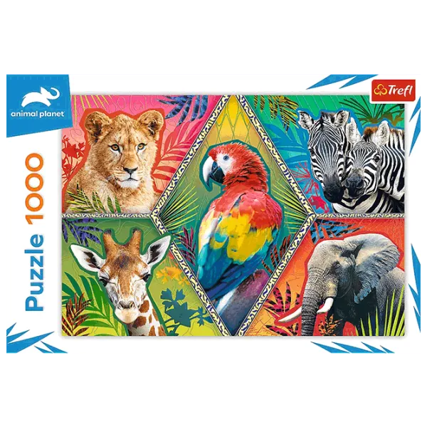 Puzzle Trefl Exotic Animals 10+/ Numărul de piese: 1000 photo 2 Puzzle Trefl Exotic Animals 10+/ Numărul de piese: 1000 photo 2