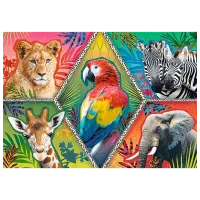 Puzzle Trefl Exotic Animals 10+/ Numărul de piese: 1000 photo 3