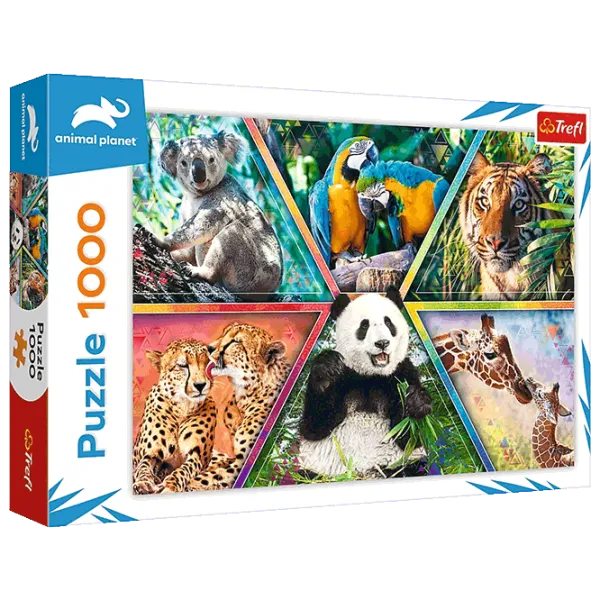 Puzzle Trefl Animal Kingdom 9+/ Numărul de piese: 1000 photo 1