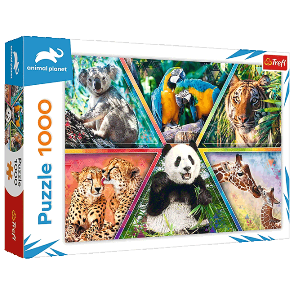 Puzzle Trefl Animal Kingdom 9+/ Numărul de piese: 1000 photo 1