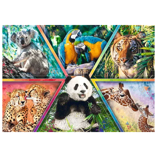 Puzzle Trefl Animal Kingdom 9+/ Numărul de piese: 1000 photo 2