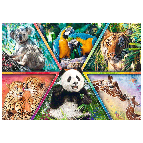 Puzzle Trefl Animal Kingdom 9+/ Numărul de piese: 1000 photo 2
