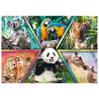 Puzzle Trefl Animal Kingdom 9+/ Numărul de piese: 1000 photo 2