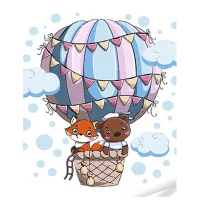 Pictură pe numere Strateg Zbor prietenos SS1080 40 x 30 cm / Verticală