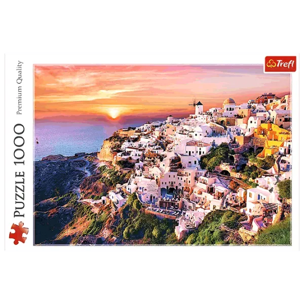 Puzzle Trefl Sunset over Santorini 12+/ Количество деталей: 1000 photo 2 Puzzle Trefl Sunset over Santorini 12+/ Количество деталей: 1000 photo 2