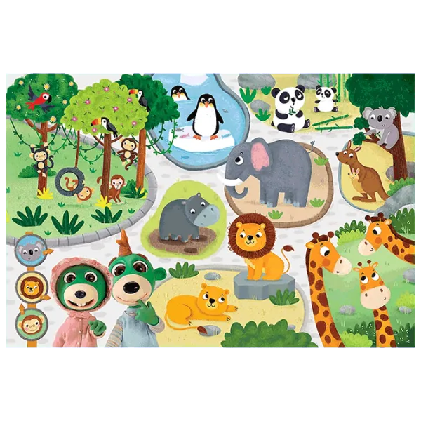 Puzzle Trefl Zoo 2+/ Количество деталей: 15 photo 2 Puzzle Trefl Zoo 2+/ Количество деталей: 15 photo 2