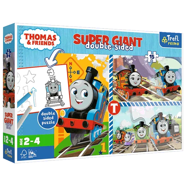 Puzzle Trefl Thomas & Friends 2+/ Numărul de piese: 15 photo 1 Puzzle Trefl Thomas & Friends 2+/ Numărul de piese: 15 photo 1