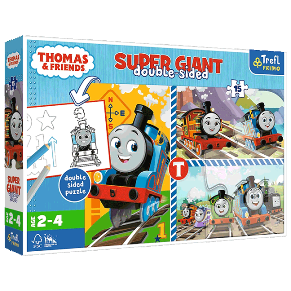 Puzzle Trefl Thomas & Friends 2+/ Numărul de piese: 15 photo 1 Puzzle Trefl Thomas & Friends 2+/ Numărul de piese: 15 photo 1