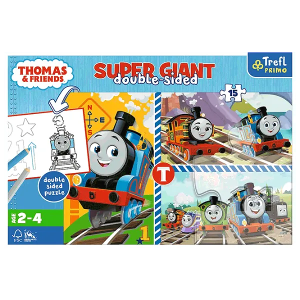 Puzzle Trefl Thomas & Friends 2+/ Numărul de piese: 15 photo 3 Puzzle Trefl Thomas & Friends 2+/ Numărul de piese: 15 photo 3