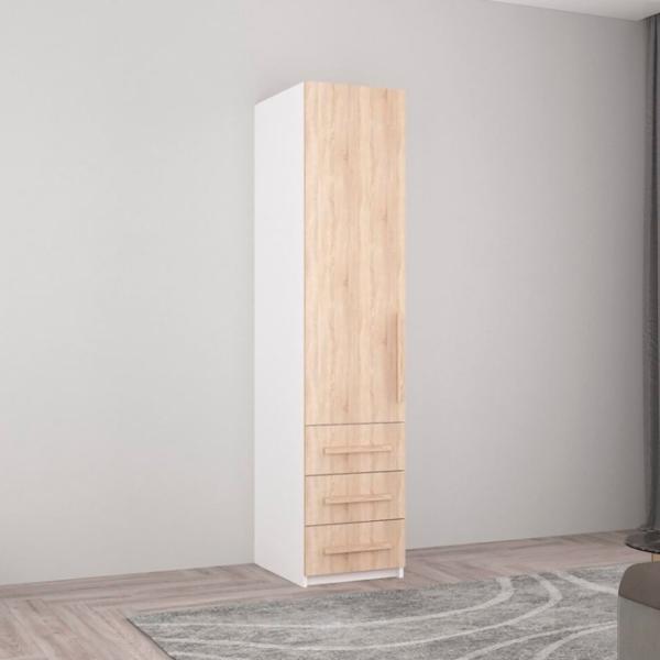 Dulap Mobildor-Lux Smart-Home 40 x 56 x 200 / PAL / Alb photo 3