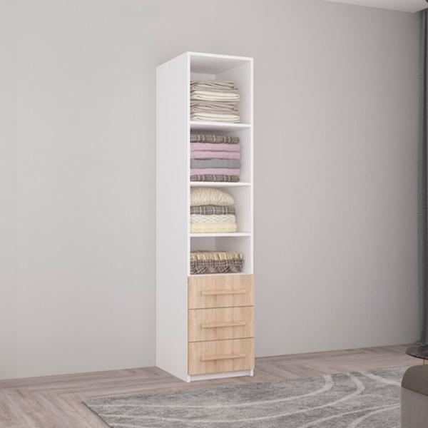 Dulap Mobildor-Lux Smart-Home 50 x 56 x 200 / PAL / Alb photo 2