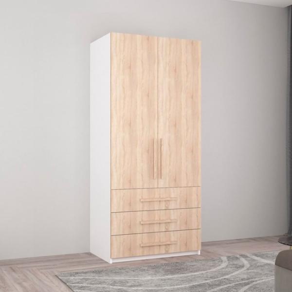Шкаф Mobildor-Lux Smart-Home 90 x 56см x 200 / ЛДСП / Белый photo 2