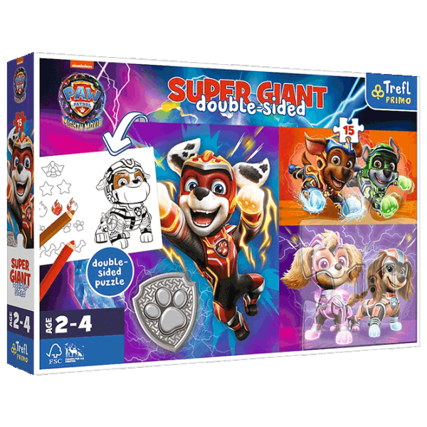 Puzzle Trefl Paw Patrol 2+/ Количество деталей: 15 photo 1 Puzzle Trefl Paw Patrol 2+/ Количество деталей: 15 photo 1