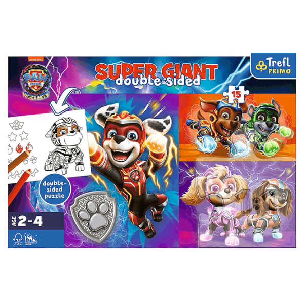 Puzzle Trefl Paw Patrol 2+/ Количество деталей: 15 photo 2 Puzzle Trefl Paw Patrol 2+/ Количество деталей: 15 photo 2