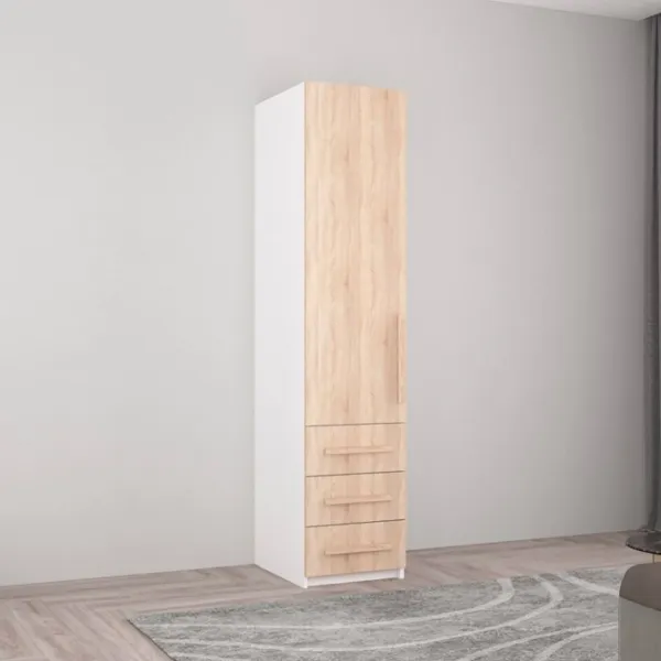 Dulap Mobildor-Lux Smart-Home 40 x 56 x 260 / PAL / Alb photo 3